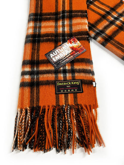 Autumn Ember Lambswool Scarf