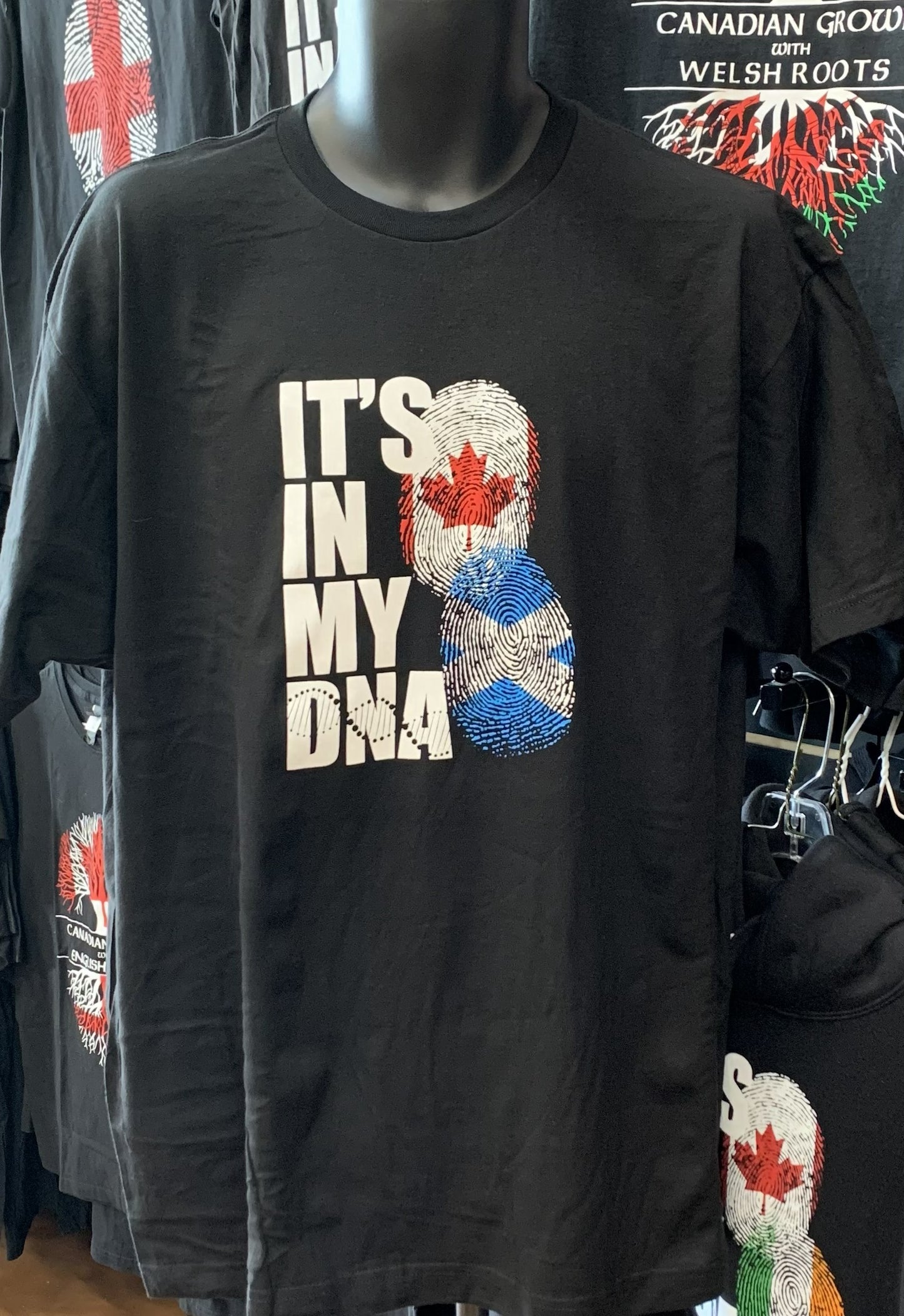 Scottish Canadian DNA Unisex T-Shirt