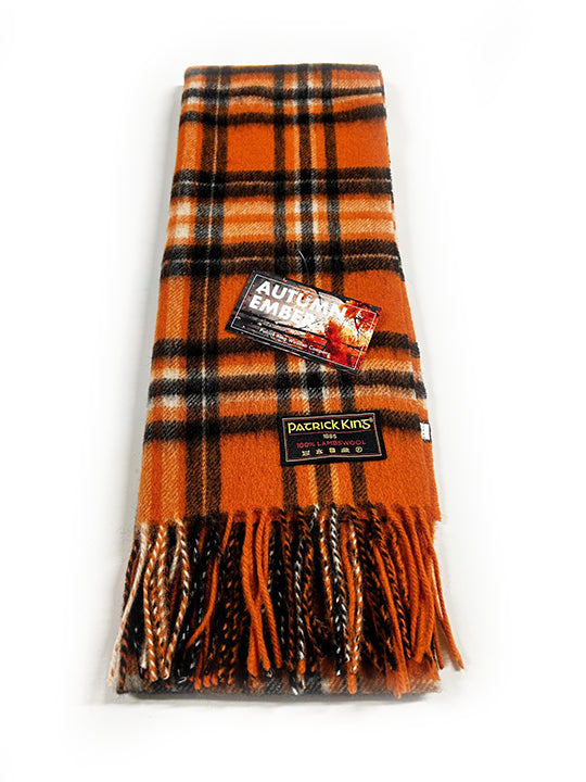 Autumn Ember Lambswool Scarf