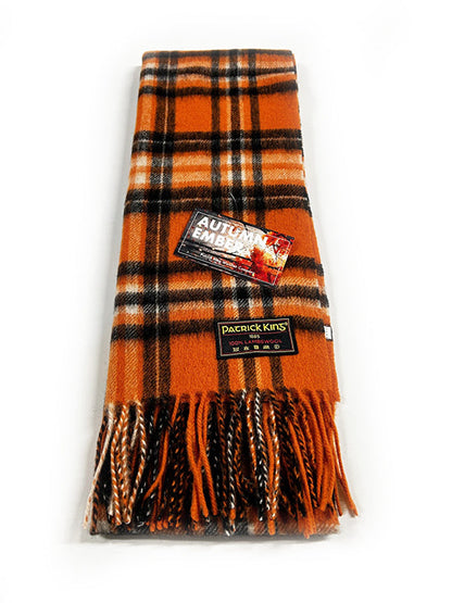 Autumn Ember Lambswool Scarf