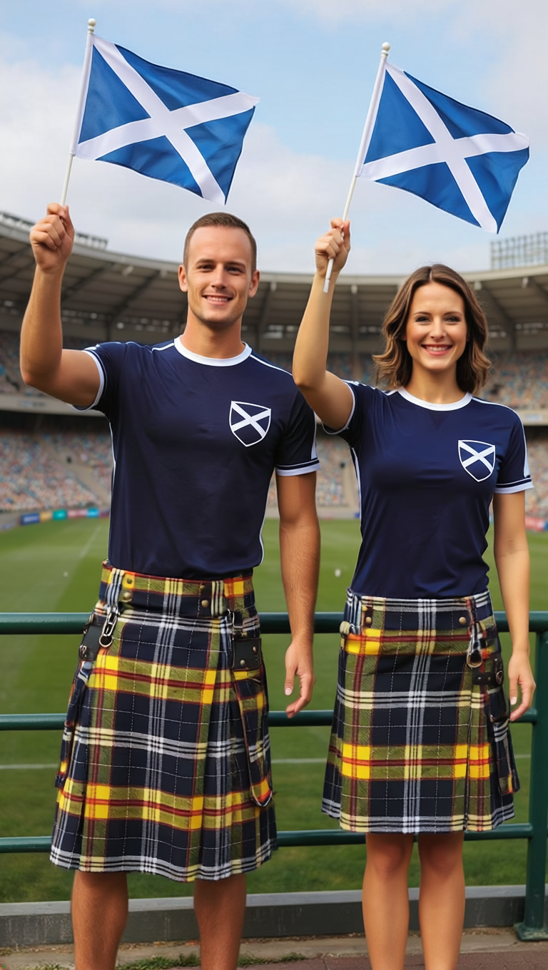 World Cup Tartan Kilt