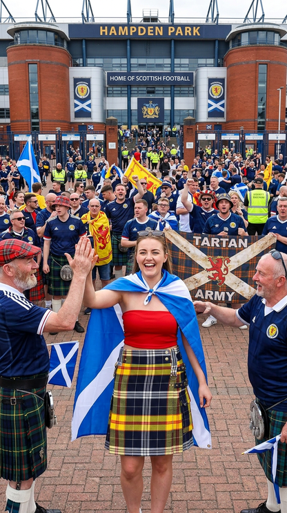 Ladies World Cup Tartan Kilts