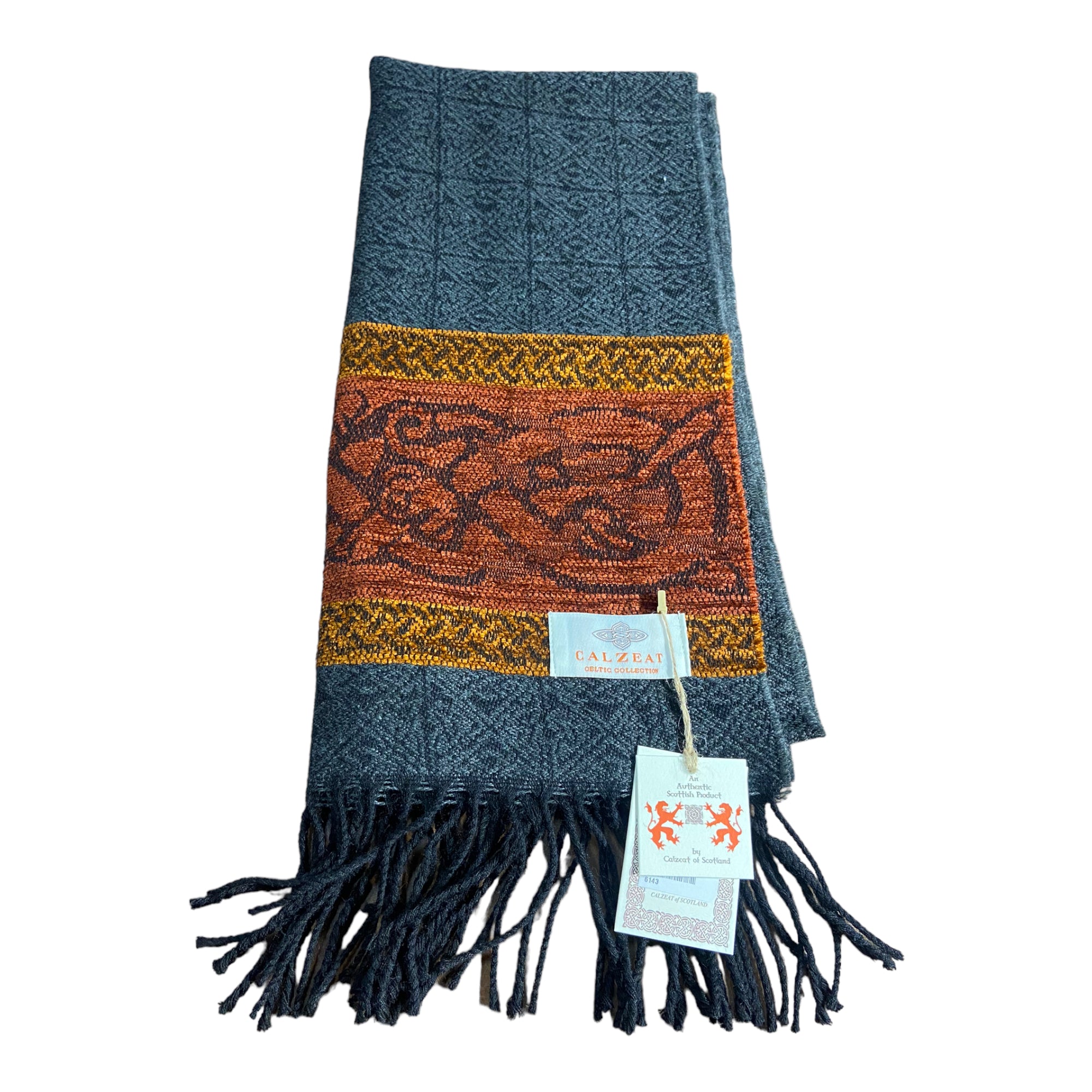 Calzeat of Scotland Celtic Dogs Romany Jacquard Scarf – british-isles ...