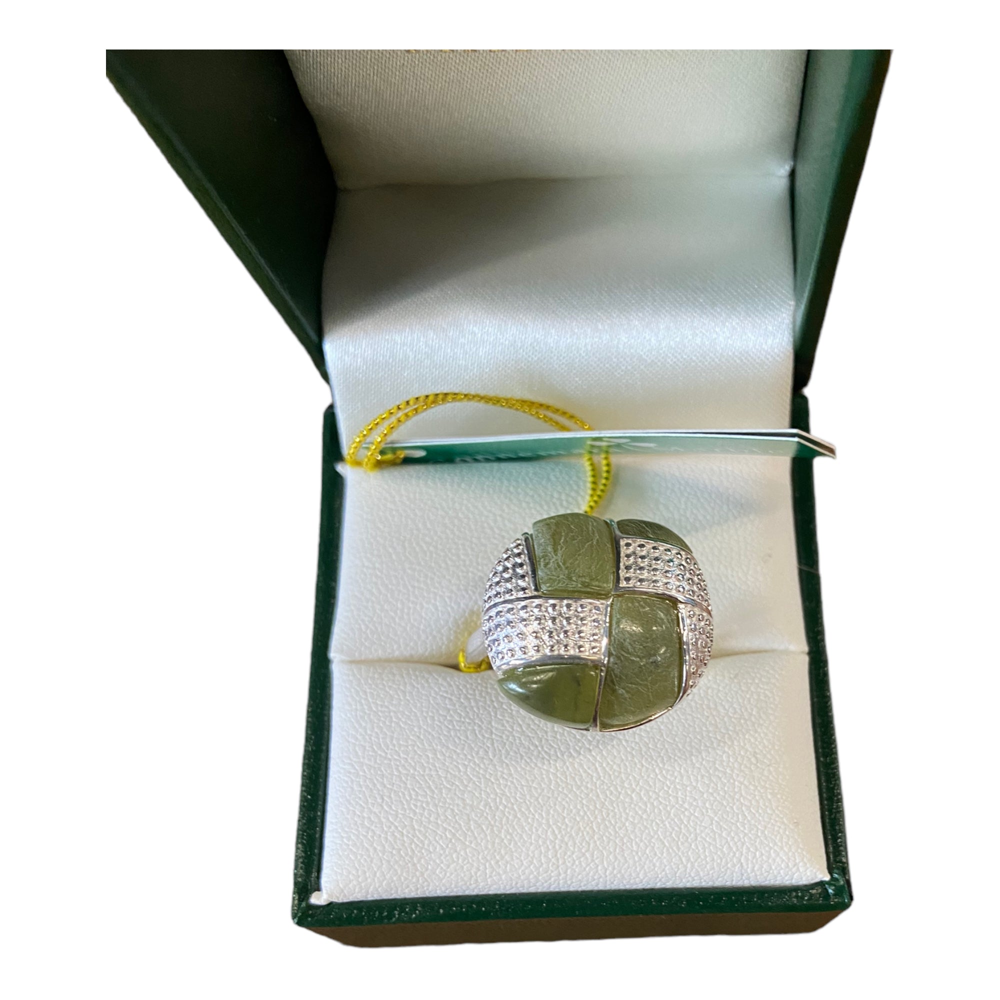Connemara Jewelry Aran Button Connemara Marble Ring – british