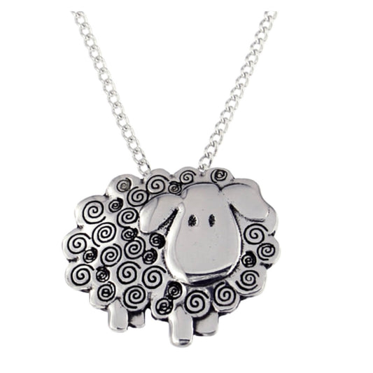 St. Justin Swirly Sheep Pendant