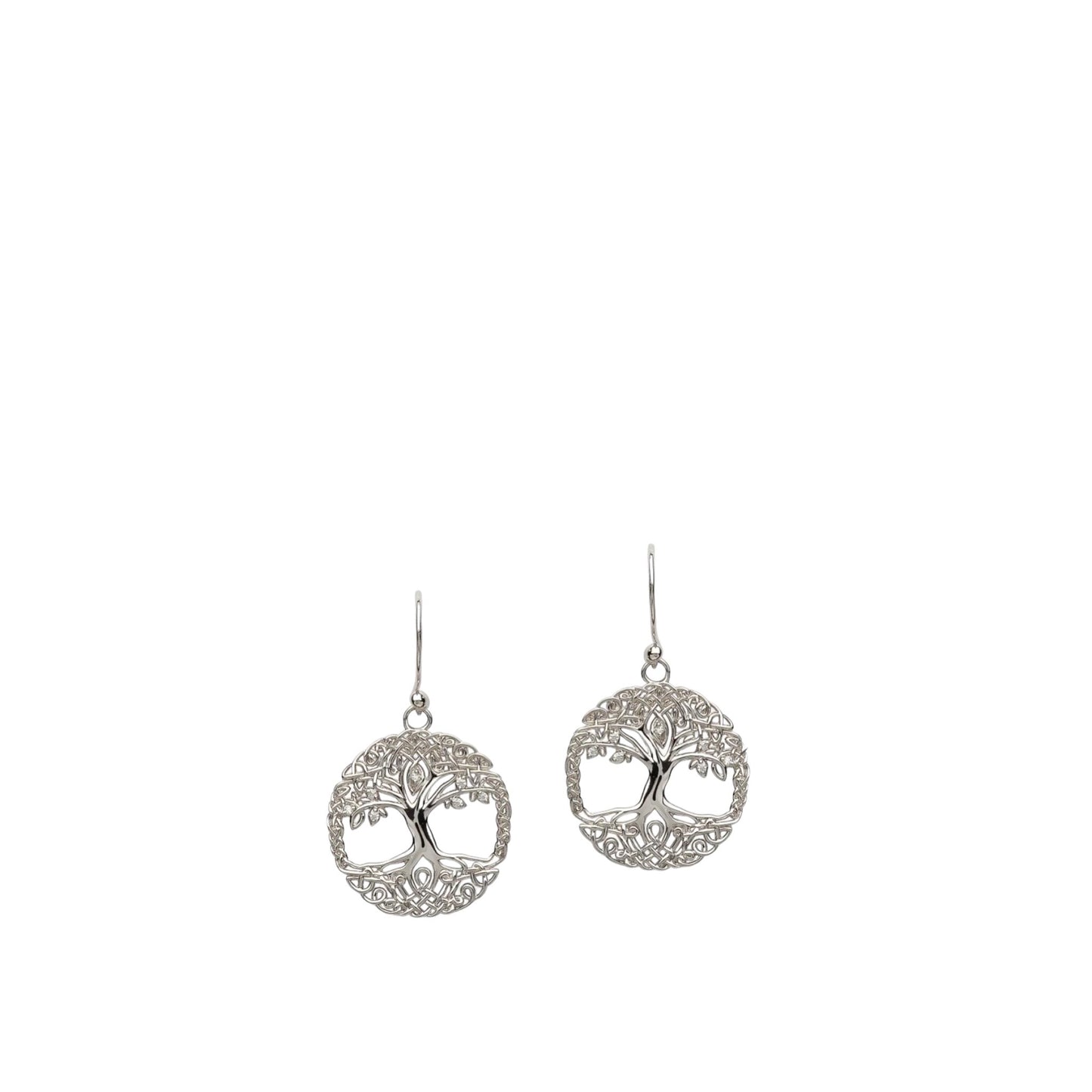 Tree of Life Silver Earrings