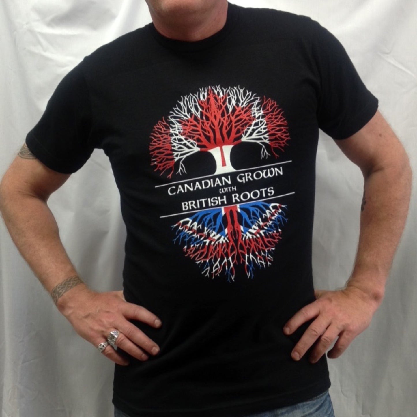 Canadian Grown with British Roots T-Shirt