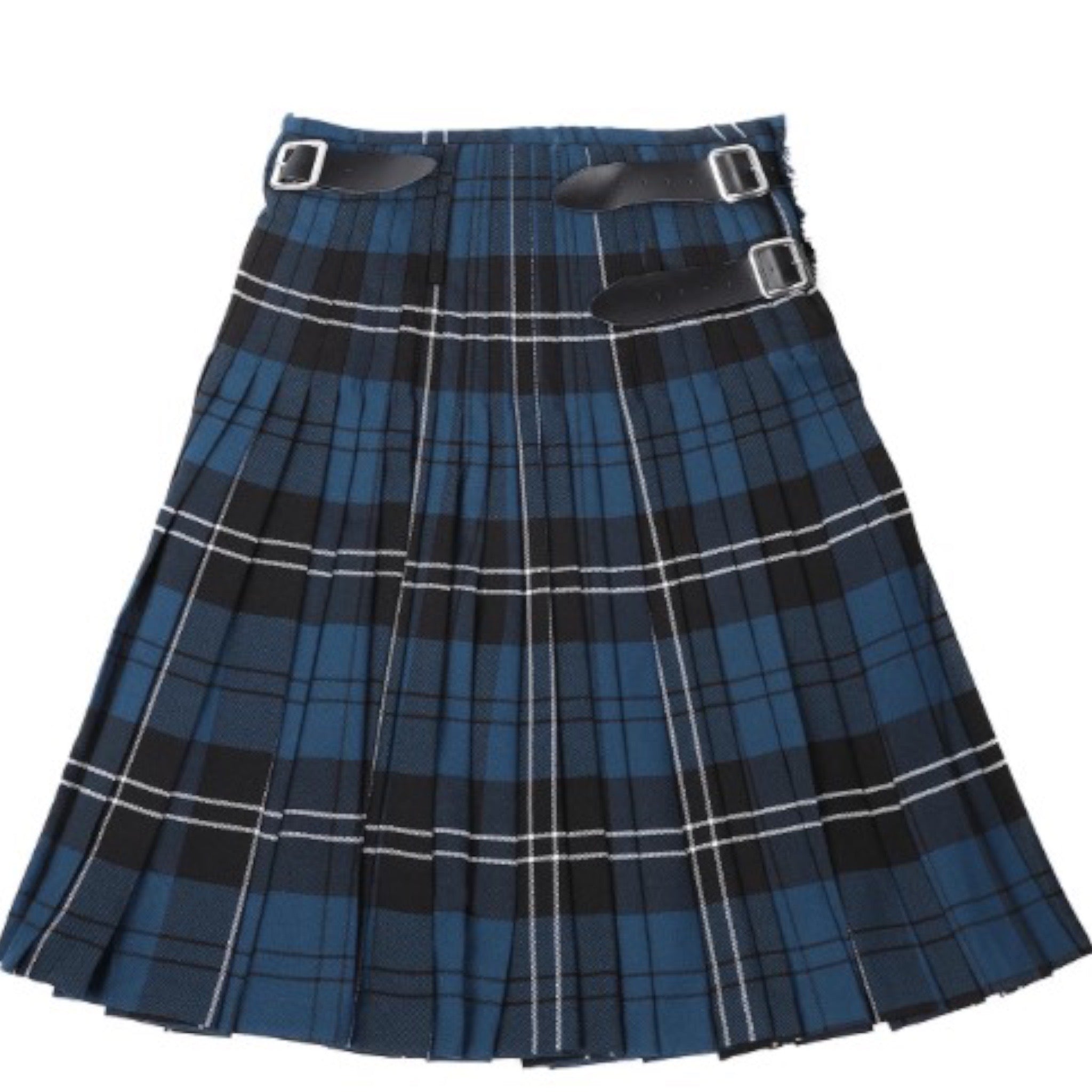 Black and sale blue kilt