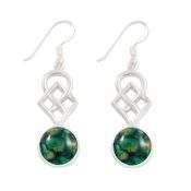 Heathergem Celtic Silver Earrings