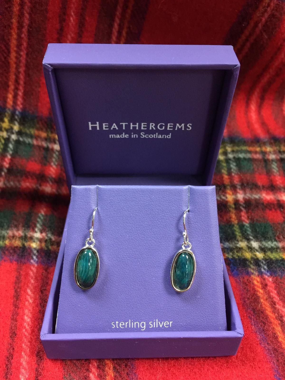 Heathergem Silver Drop Earings